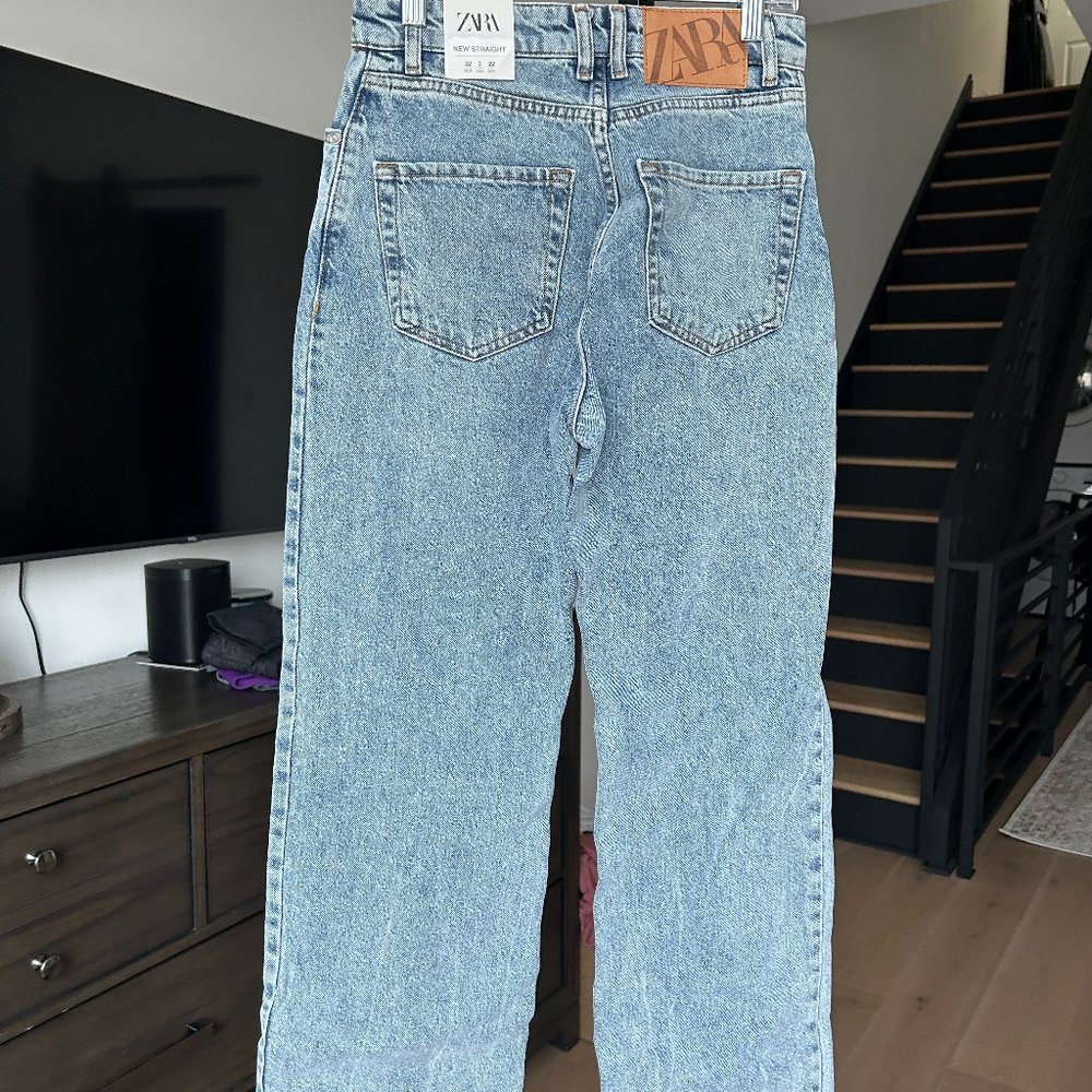 Brand New Zara Womens Straight Jeans